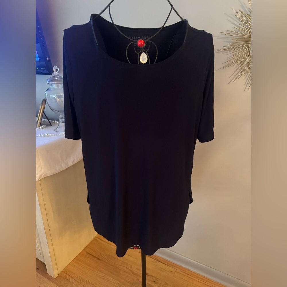 Elegant Black Women's Top